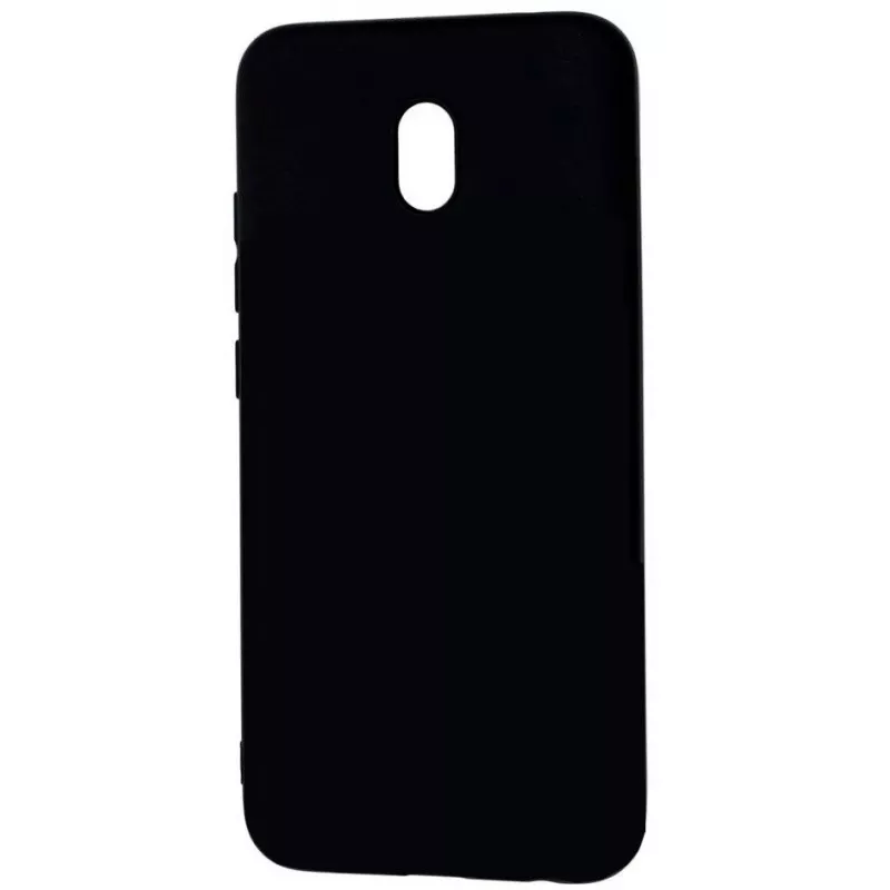 Evelatus Xiaomi Redmi 8a Soft Touch Silicone Black Protective Case