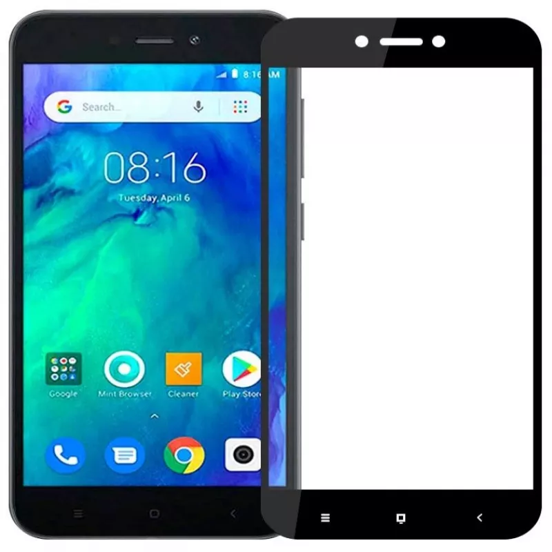 Evelatus Xiaomi Redmi Go 2.5D pilna seguma Japānas līmes stikla pretstatiskā ekrāna aizsargplēve