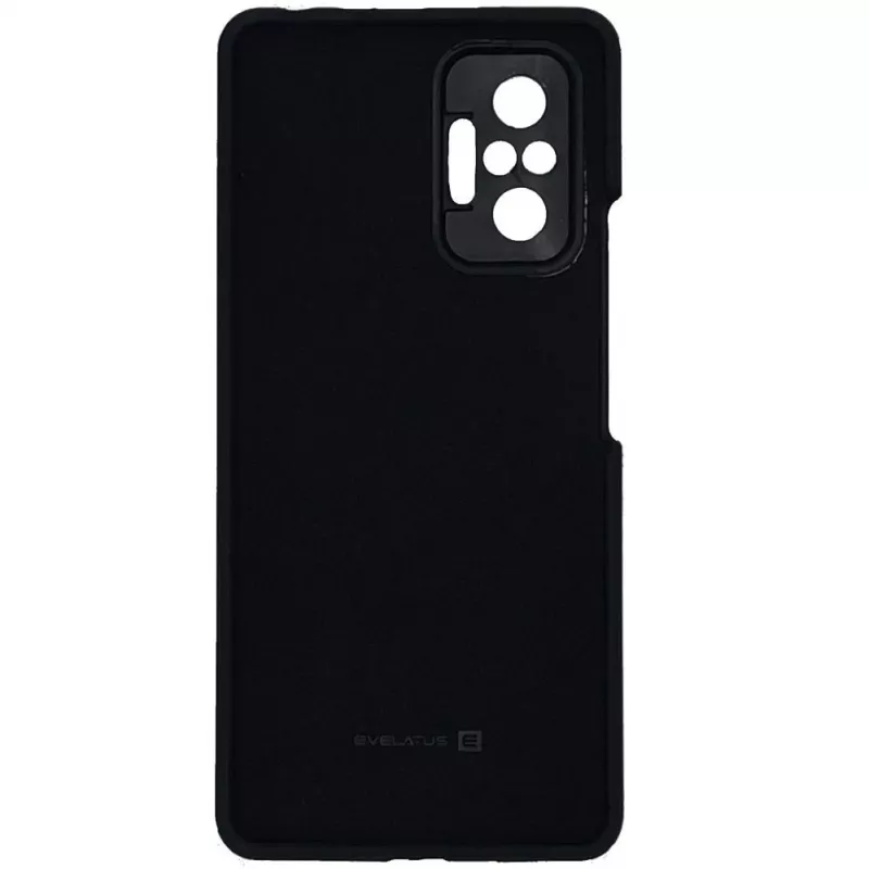 Evelatus Xiaomi Redmi Note 10 Pro Premium Soft Touch Silicone Case Black