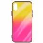 Evelatus Xiaomi Redmi Note 8 Pro Ūdens viļņu gradients pretestības pret sprādzienu rūdīta stikla maciņš Gradienta dzelteni rozā