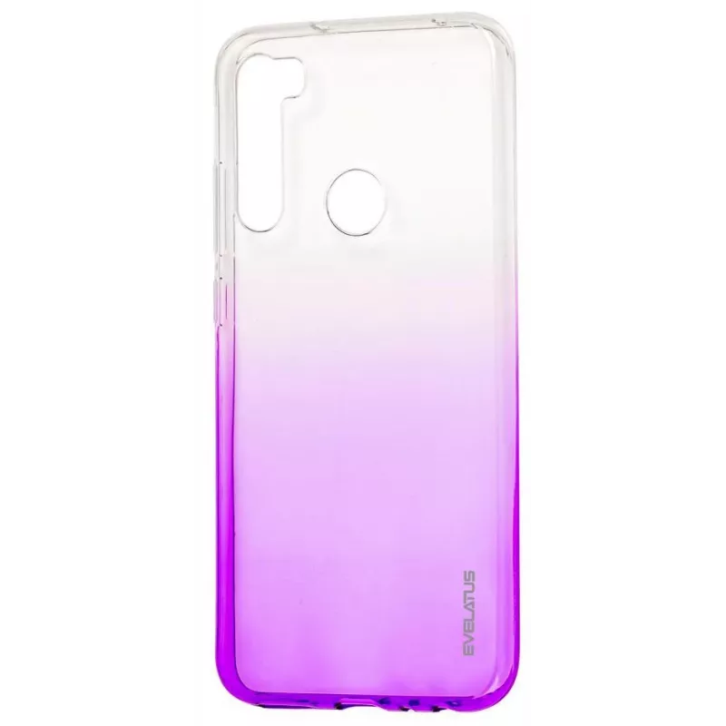 Evelatus Xiaomi Redmi Note 8 / Redmi Note 8 2021 Gradient TPU Case Purple