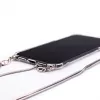 Evelatus Xiaomi Redmi Note 8 / Redmi Note 8 2021 Silicone Transparent with Necklace TPU Strap Space Gray