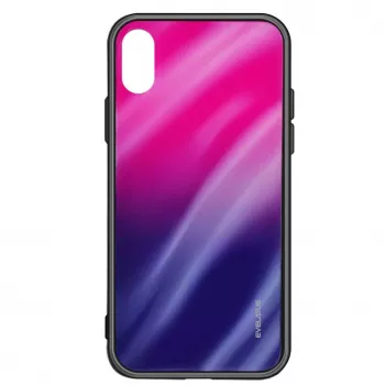 Evelatus Xiaomi Redmi Note 8 / Redmi Note 8 2021 Ūdensviļņu gradients pretestīgs rūdīta stikla korpuss Gradienta rozā-violetā krāsā