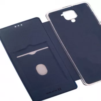 Evelatus Xiaomi Redmi Note 9 grāmatas vāciņš tumši zils