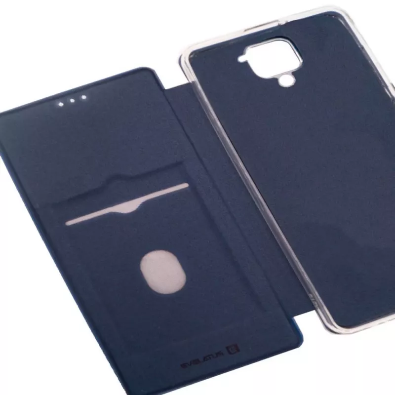 Evelatus Xiaomi Redmi Note 9 grāmatas vāciņš tumši zils