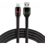 everActive CBB-1IBR USB-A uz Lightning RGB LED pīts kabelis 1m 2.4A melns