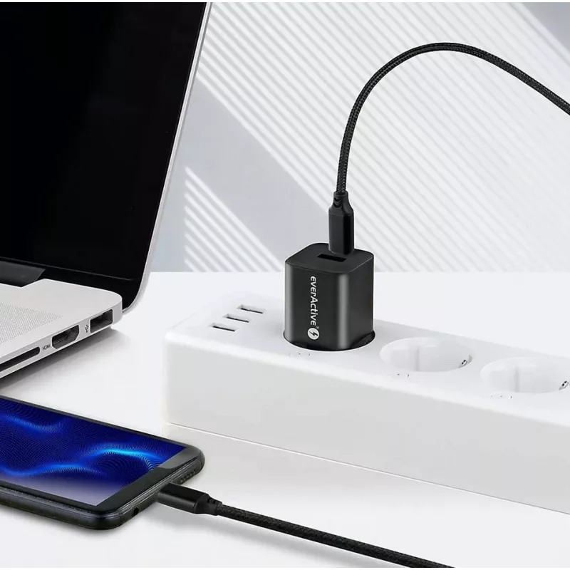 everActive CBB-1PD5 USB-C uz USB-C kabelis 100W PD 5A 1m