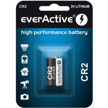 everActive CR2 litija baterija 3V 850mAh (1 gabala blistera iepakojums)