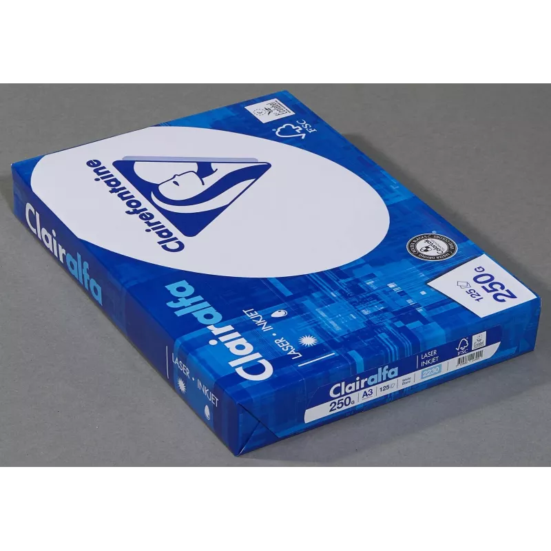 Exacompta Clairalfa A3 Kopēšanas Papīrs 250 g/m² 125 Lapas Balts