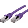 Exertis Connect 858516 Cat6a S/FTP tīkla kabelis, 1m, violets, RJ45, 10Gbps, 500MHz