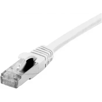 EXERTIS CONNECT Cat. 6 F/UTP savienojuma kabelis, PoE, bez halogēniem, balts, 0,5 m, ar aizsargātu fiksatoru 850883