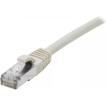 EXERTIS CONNECT Cat 6A S/FTP tīkla kabelis, 3 m, pelēks, LSZH, slaidais atslogojums, 10 Gbps 858407