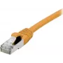 EXERTIS CONNECT Cat 6A S/FTP tīkla kabelis, 3 m, oranžs, ar slaidu lieces aizsardzību 858535
