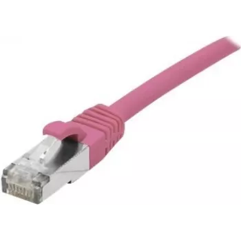 EXERTIS CONNECT Cat.6A S/FTP savienojuma kabelis, rozā, 7,5 m, LSZH, 10 Gbps, RJ45 854381
