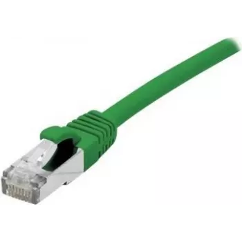 EXERTIS CONNECT Cat.6A S/FTP PiMF tīkla kabelis, 2m, zaļš, LSZH, 10Gbps, RJ45 858619