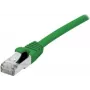 EXERTIS CONNECT Cat.6A S/FTP PiMF tīkla kabelis, 2m, zaļš, LSZH, 10Gbps, RJ45 858619
