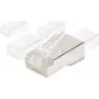 EXERTIS CONNECT ekranēts RJ45 modulārais spraudnis apaļiem kabeļiem, STP, 8P8C, CAT 6, 100 gab. iepakojums 920870