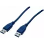 EXERTIS CONNECT USB 3.0 kabelis A vīrišķais uz A vīrišķo 2m zils 532477