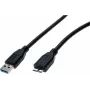 Exertis Connect USB 3.1 Gen 1 kabelis, USB-A vīrišķais uz Micro-USB B vīrišķais, 1 m, melns 532473