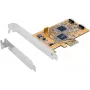 EXSYS EX-11057 PCI Express divu portu RS-232 seriālā adaptera kartīte