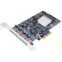 EXSYS EX-12004-2 PCI Express x4 uz 2x USB 3.2 Gen 2 Type-A + 1 iekšējā USB 3.2 Gen 2 Type-A adaptera karte