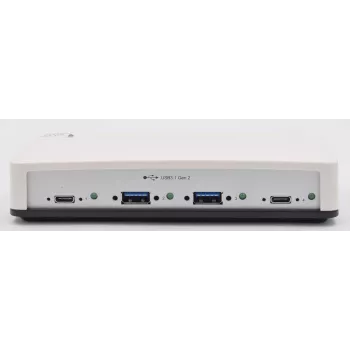 EXSYS EX-1250V Industriālais 4 portu USB 3.2 Gen 2 centrmezgls ar DIN sliedes, sienas un statīva stiprinājumu