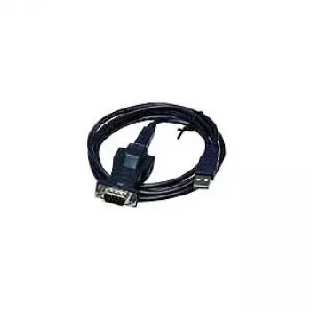 EXSYS EX-1304 USB uz RS-232 seriālā adaptera kabelis ar Prolific PL2303 mikroshēmojumu, 0,8m, melns