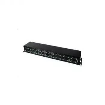 EXSYS EX-1316HMV 16 portu USB uz RS-232 seriālais adapteris, uzstādāms statnē, FTDI mikroshēma, 921.6 Kbps, metāla korpuss