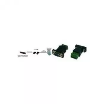 EXSYS EX-47999 Nulmodema adapteris DB9 sievišķais uz DB9 sievišķais RS-232 seriālais savienotājs