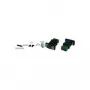 EXSYS EX-47999 Nulmodema adapteris DB9 sievišķais uz DB9 sievišķais RS-232 seriālais savienotājs