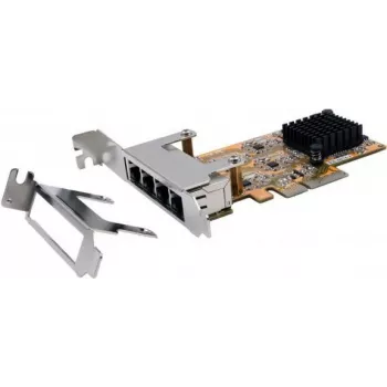 EXSYS EX-6074-3 Gigabit Ethernet PCIe x1 tīkla interfeisa karte, zema profila, RJ45, Realtek RTL8111G