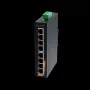 EXSYS EX-6225 8 portu Gigabit Ethernet komutators, 10/100/1000 Mbps, metāla korpuss, galda/sienas montāža, Plug and Play
