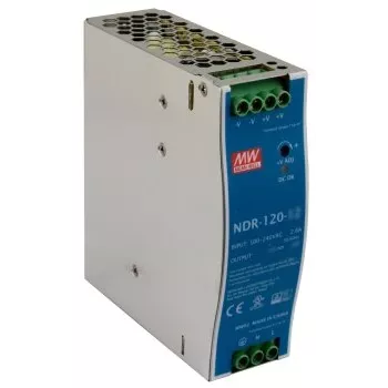 EXSYS EX-6975 DIN sliedes barošanas bloks 120W 24V 5A industriālais AC-DC pārveidotājs