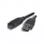 EXSYS FireWire 1394b 9 kontaktu uz 6 kontaktu kabelis, 3,0 m, melns EX-K6862
