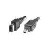 EXSYS FireWire 400 kabelis 6-pin uz 4-pin, 1,5 m, melns EX-K6811