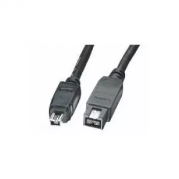 EXSYS FireWire 800 (IEEE 1394b) kabelis, 9 kontaktu uz 4 kontaktu, 5,0 m, melns EX-K6873