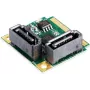 EXSYS Mini PCIe SATA III kontrolieris, 2 porti, 6Gbps, ASM1061, pilna augstuma EX-48080-2