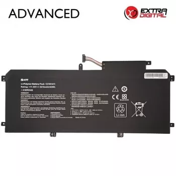 Extra Digital Advanced klēpjdatora akumulators ASUS C31N1411 - 3610mAh, 11.4V, 3 šūnu Li-ion (melns)