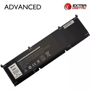 Extra Digital Advanced klēpjdatora akumulators Dell Latitude E5440/E5540, Precision M2800 (69KF2, 6000mAh, 11.1V, 6-Cell, Melns)