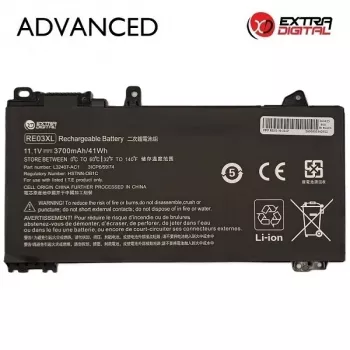 Extra Digital Advanced NB462551 rezerves baterija HP RE03XL – 3700mAh 11.55V litija jonu, 3 šūnu, melna