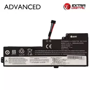 Extra Digital Advanced NB483037 Klēpjdatora akumulators – Aizstājējs priekš Lenovo 01AV421, 1950mAh, 11.4V, 3-Šūnu Li-ion (ThinkPad X270, X260, T470, T460, L470, L460, P51s, P50s, A475, A275)