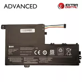 Extra Digital Advanced NB483068 klēpjdatora baterija Lenovo L15M3PB0 – 3400mAh 11.1V Li-ion nomaiņa