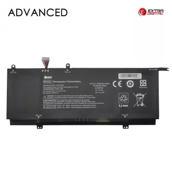 Extra Digital Advanced rezerves akumulators HP Spectre x360 15-ch sērijai – 4000mAh Li-polimērs, 15.4V, 4 šūnu, melns
