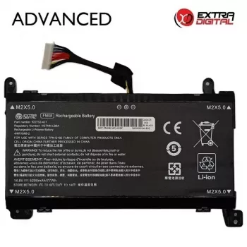 Extra Digital Advanced Replacement Laptop Battery for HP FM08 (NB462599) – 5200mAh, 14.4V, 8-Cell, 16-Pin, Black