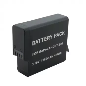 Extra Digital AHDBT-501 litija jonu kameras akumulators 1260 mAh GoPro HERO5/6/7 Black un HERO (2018)