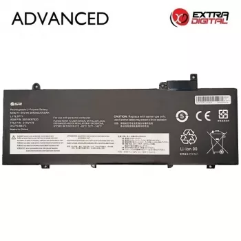 Extra Digital NB482870 rezerves baterija priekš Lenovo L17L3P71 – 4650mAh 52.5Wh 11.25V litija jonu, melna, 3 elementu
