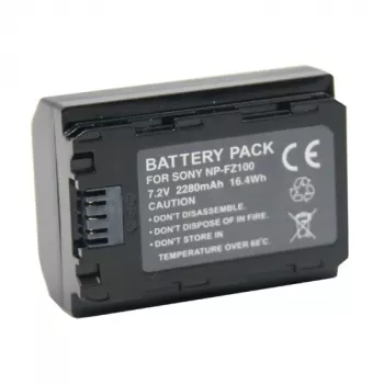 EXTRA DIGITAL SONY NP-FZ100 akumulators, 2250mAh - uzlādējams litija-jons Sony Alpha kamerām