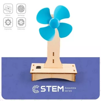 EXTRA DIGITAL Koka konstrukcijas komplekts Elektriskais ventilators Izglītojošs modelis