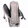 EXTRALINK Black Forest KM03 salona ceļojumu mugursoma 45x20x30 cm ar 2 tualetes somām – pelēka
