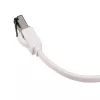 EXTRALINK CAT.8 U/FTP 20m 40G Flat Shielded Patch Cable, Bare Copper, White